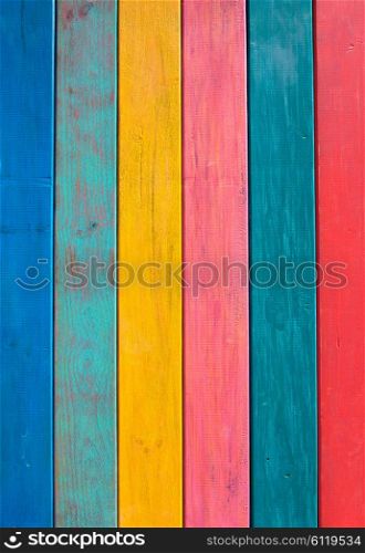 Colorful mexican stripes painted wood texture background