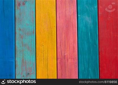 Colorful mexican stripes painted wood texture background
