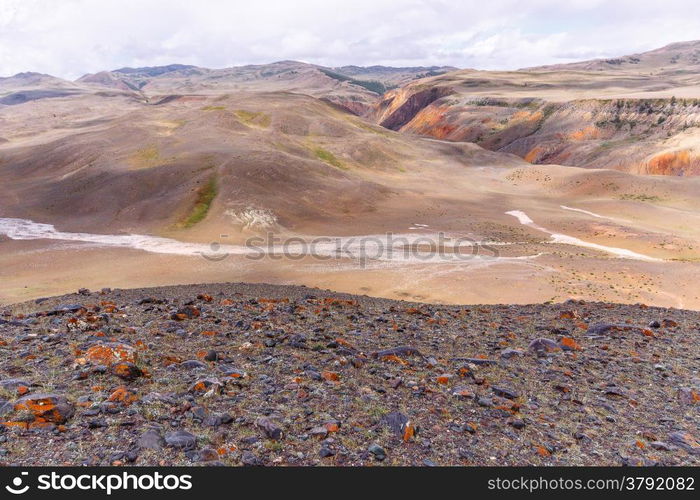 Colorful mountain landscape