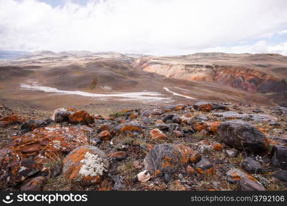 Colorful mountain landscape