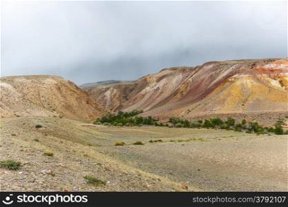 Colorful mountain landscape