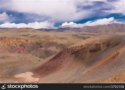 Colorful mountain landscape