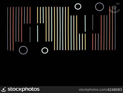 Colorful neon lights use as abstract background