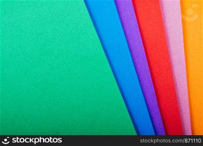 Colorful objects make mixed multi color background