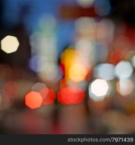 colorful of bokeh light as abstract background