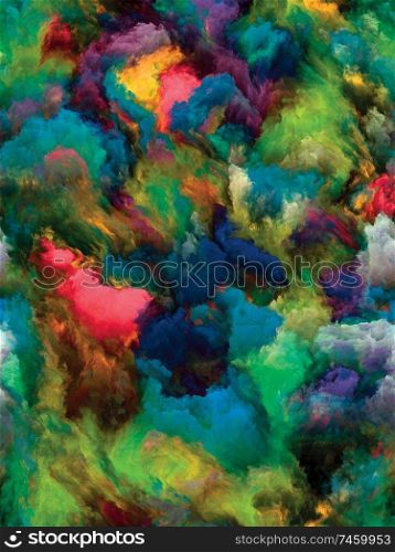 Colorful Paint Background. Beyond Impasto series. Backdrop of  rich colorful textures to complement designs on the subject of art, design, creativity and imagination
