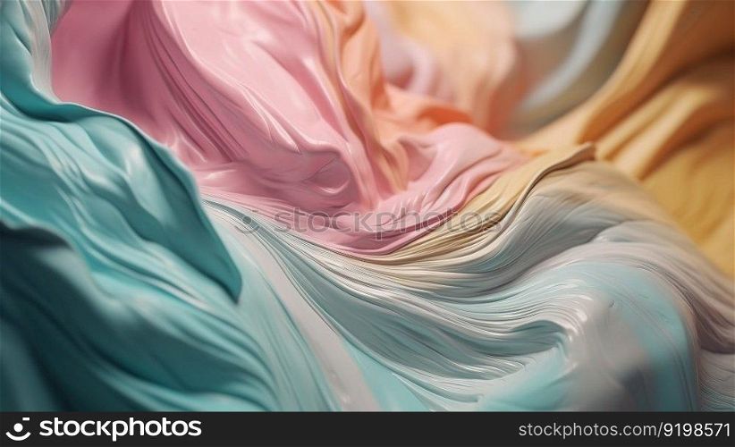 Colorful Paint Texture Background. Generative AI