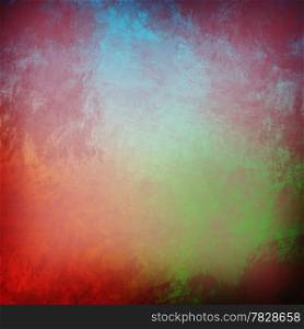 Colorful painted vintage background
