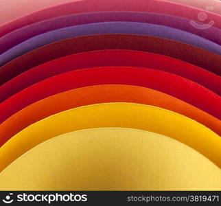 Colorful paper card stoc