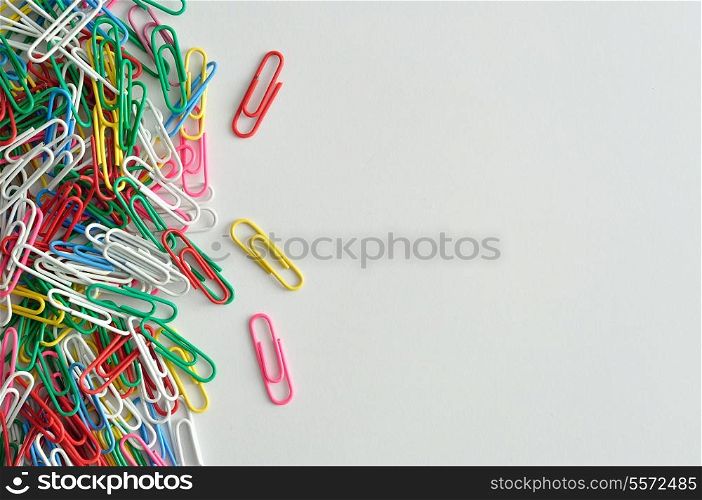 Colorful paper clips
