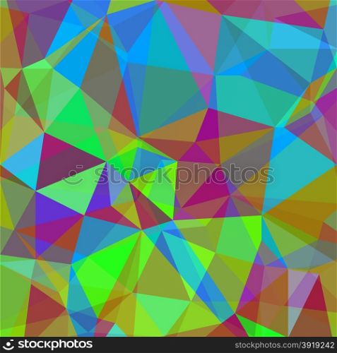 Colorful Polygonal Geometric Background. Abstract Colorful Pattern.. Polygonal Background