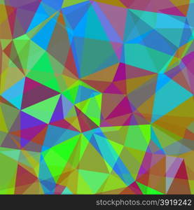 Colorful Polygonal Geometric Background. Abstract Colorful Pattern.. Polygonal Background