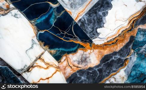 Colorful∫ricate marb≤with golden veins background. Sto≠background. Ge≠rative AI.. Colorful∫ricate marb≤with golden veins background. Sto≠background. Ge≠rative AI