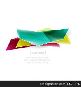colorful sale banner. colorful sale banner for promotion or ad. Geometric style illustration