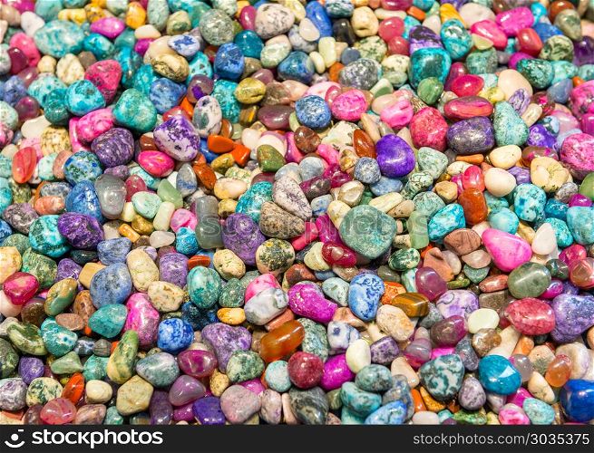 Colorful small stones, background.. Colorful small stones, background