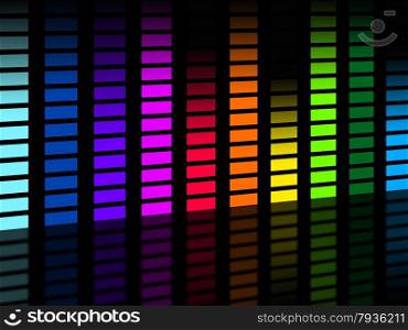 Colorful Soundwaves Background Meaning Frequencies Music And Party&#xA;