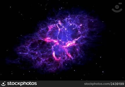Colorful space background. Elements of this image furnished by NASA.