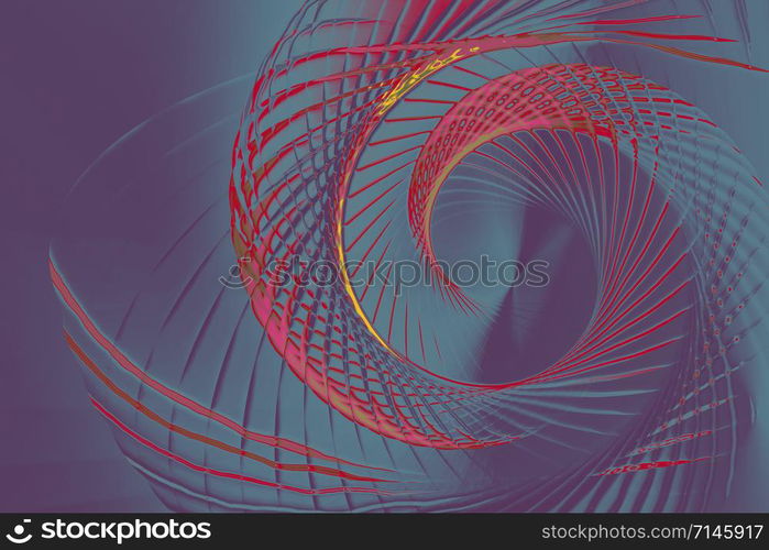 Colorful spiral lines background pattern