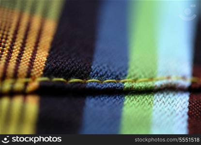 Colorful tablecloth