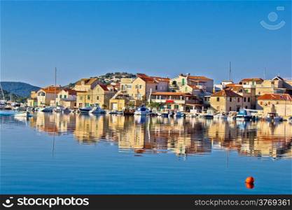 Colorful town of Tribunj waterfront, Dalmatia, Croatia