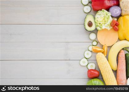 colorful vegetables wooden desk backdrop. High resolution photo. colorful vegetables wooden desk backdrop. High quality photo