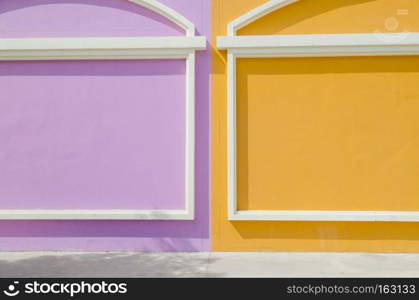 colorful wall in Italy style