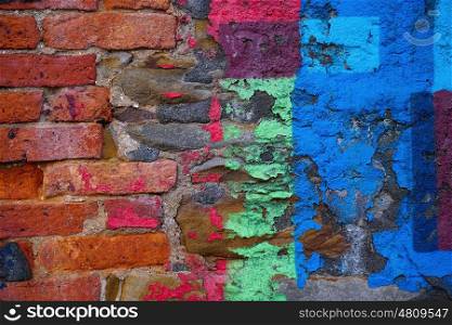 colorful wall texture pattern