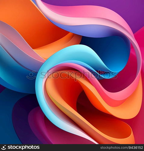 Colorful waves abstract background. Trending design. Colorful waves abstract background