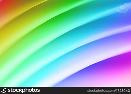 Colorful wavy abstract structure made of paper sheets