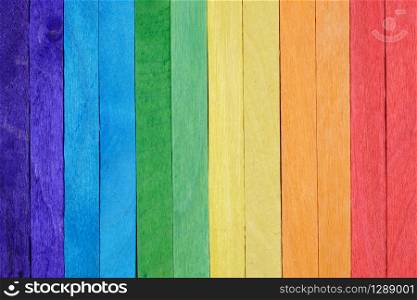Colorful wood wall background texture