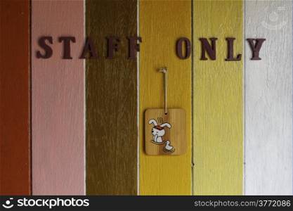 colorful wooden door or wall