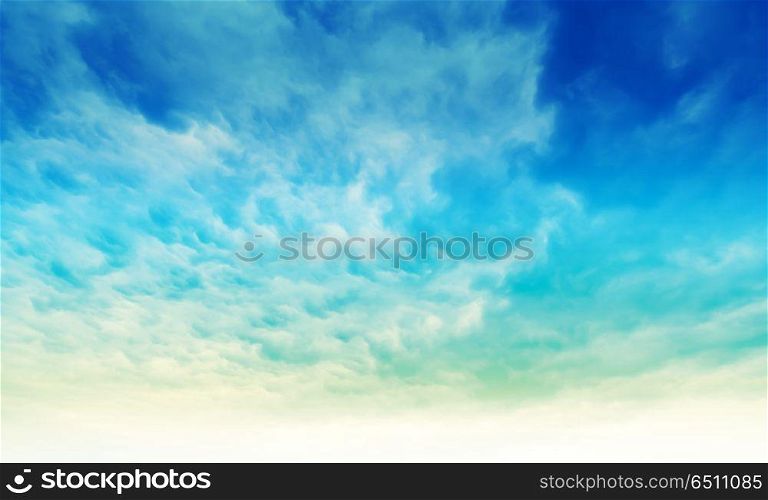Colors in sky and clouds. Colors in sky and clouds. Summer ultramarine. Colors in sky and clouds