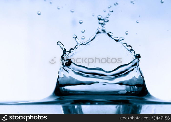 colossal water splash macro close up