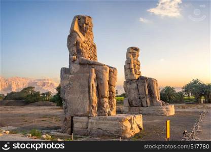Colossi Of Memnon, Valley Of Kings, Luxor, Egypt