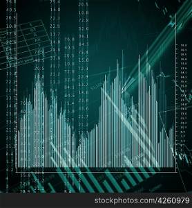 Colour business finance chart, diagram, bar, graphs