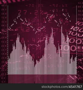 Colour business finance chart, diagram, bar, graphs