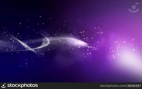 Colour glittering background with shining star dust or snow