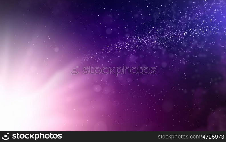 Colour glittering background with shining star dust or snow. Colour glittering background