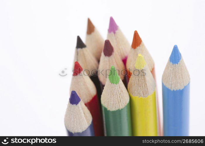 coloured pencils