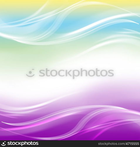 Colourful abstract illustration background with different elements