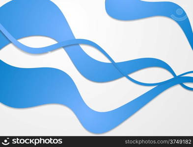 Colourful abstract waves design
