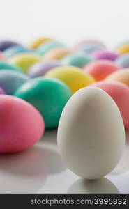 Colourful eggs