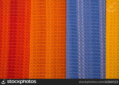 Colourful honeycomb textile background