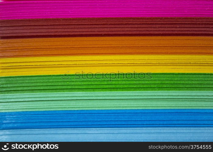 Colourful Paper . Colourful Paper isolated on white.