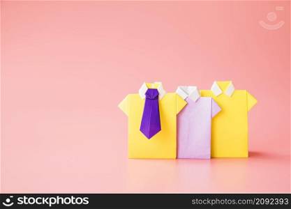 colourful toy paper shirts