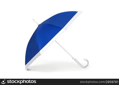 Colourful umbrella isolated on the white background