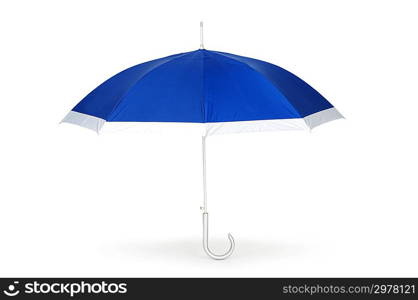 Colourful umbrella isolated on the white background