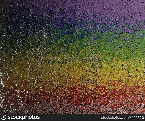 Colourful wall paper