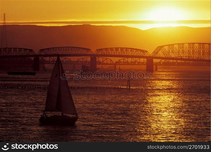 Columbia River, Interstate Bridge, Portland, Oregon