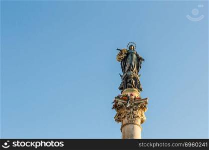 Column of the Immaculate Conception.. Column of the Immaculate Conception at Rome.